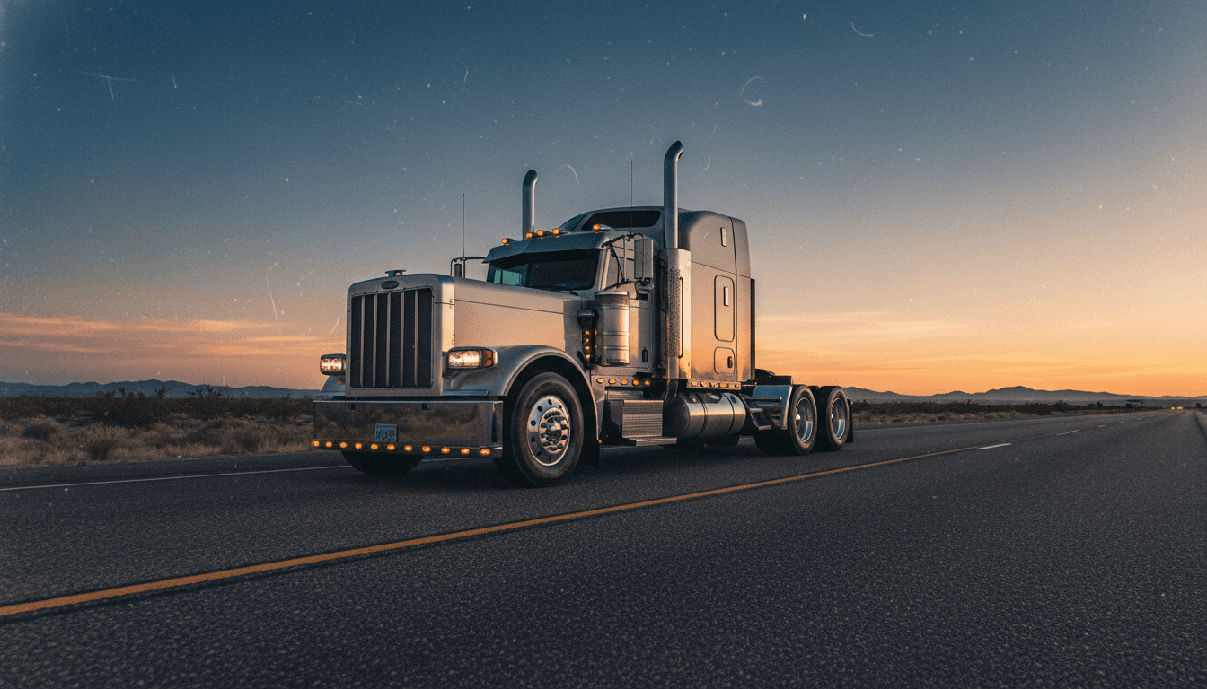 Semi truck on highway — FMCSA compliance